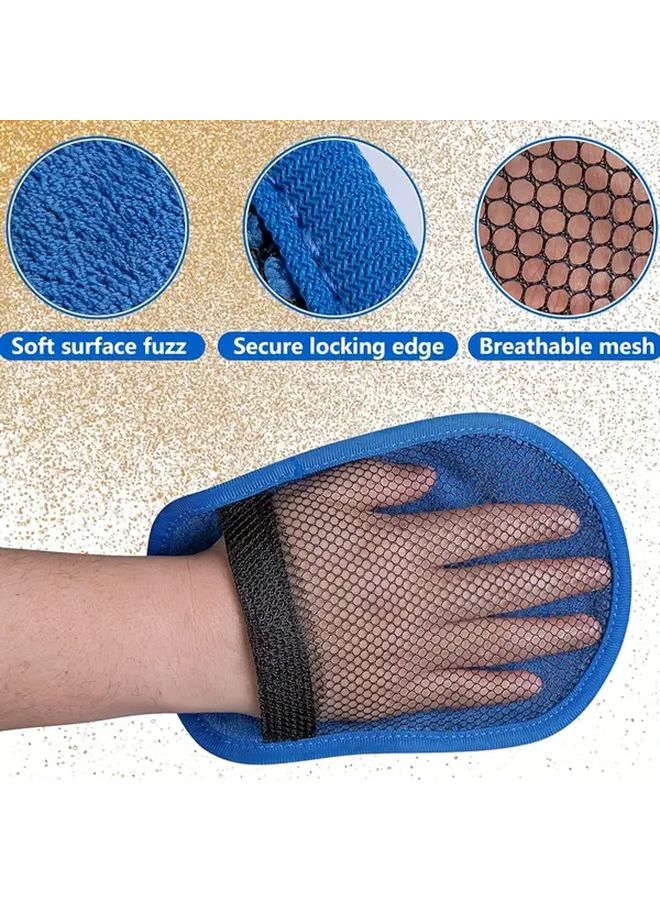 Blue Sand Remover Brush For Beach Camping Travel Lightweight Portable Essential - Image 5